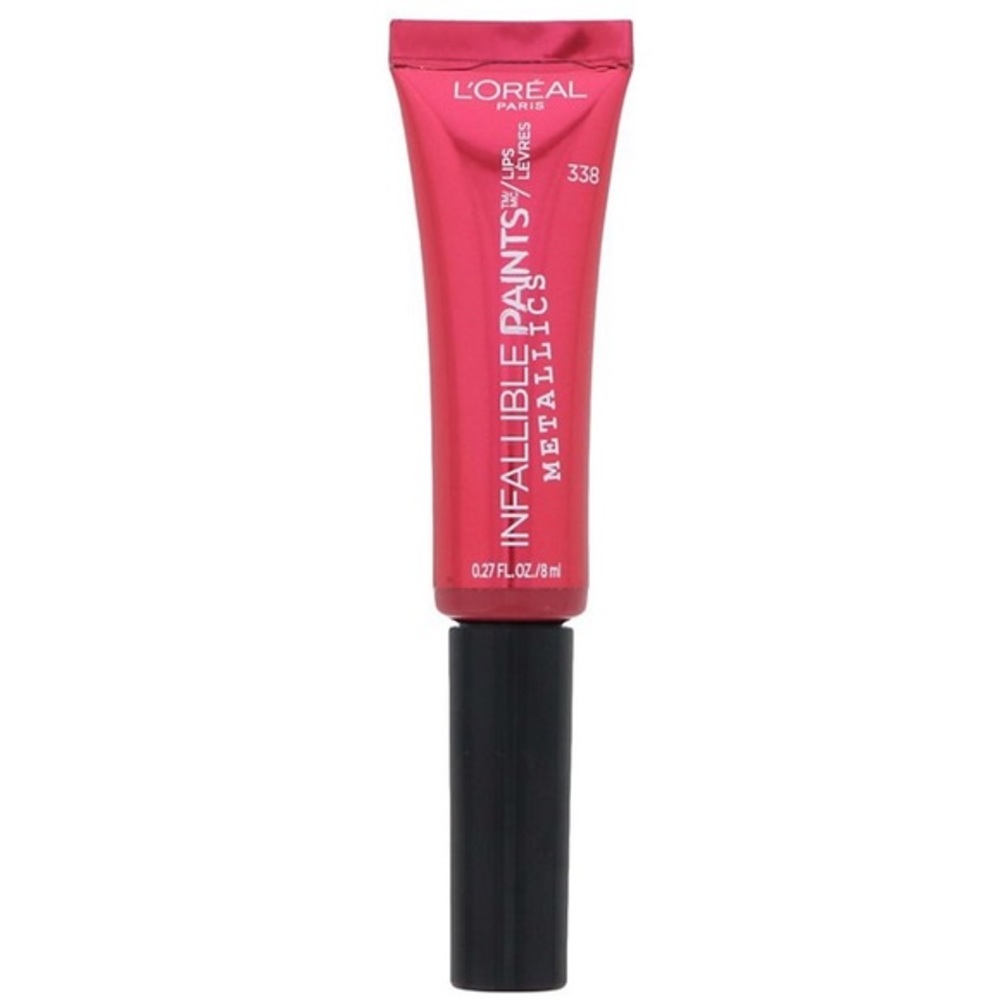 🔥5/$25🔥L’Oréal Infallible Paints Metallic Lip - 338 Chrome Cherrie
